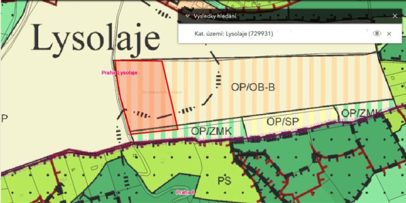 Prodej pole, Praha - Lysolaje, 17536 m2