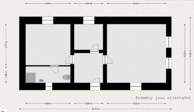 Prodej rodinného domu, Nezvěstice, 64 m2