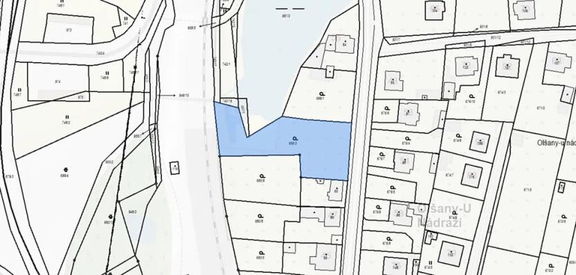 Prodej pozemku pro bydlení, Olšany, 1816 m2