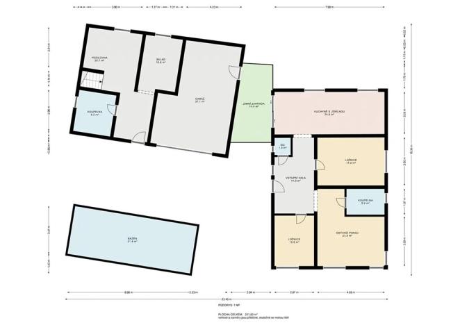 Prodej rodinného domu, Praha - Pitkovice, Žampiónová, 197 m2