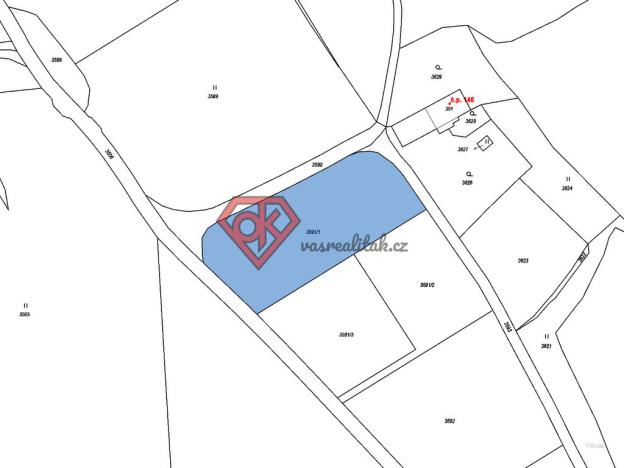 Prodej pozemku pro bydlení, Klášterec nad Orlicí, 3200 m2