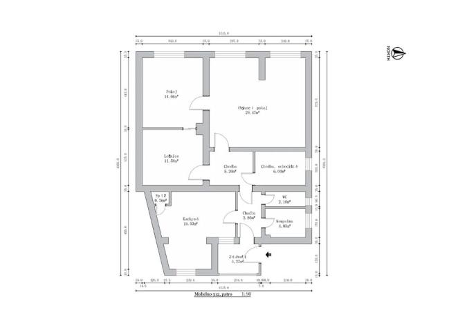 Pronájem ubytování, Mohelno, 195 m2