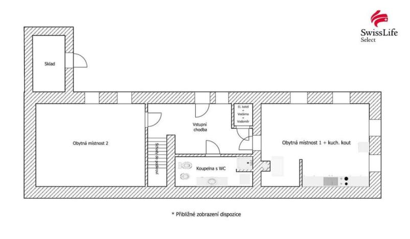 Prodej chalupy, Golčův Jeníkov - Římovice, 80 m2