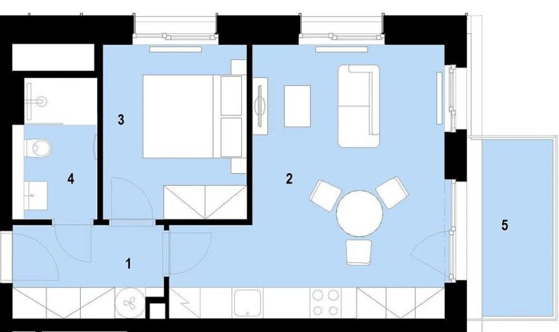 Prodej bytu 2+kk, Brno, Plynárenská, 43 m2