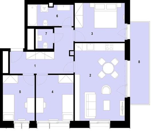 Prodej bytu 4+kk, Brno, Plynárenská, 82 m2