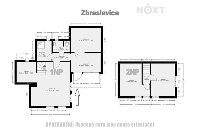 Prodej chaty, Zbraslavice, 80 m2