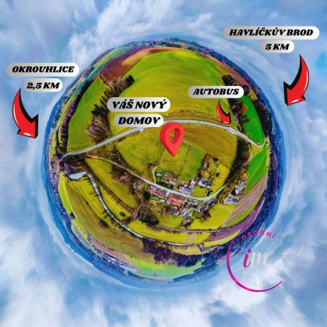 Prodej pozemku pro bydlení, Okrouhlice - Chlístov, 2810 m2