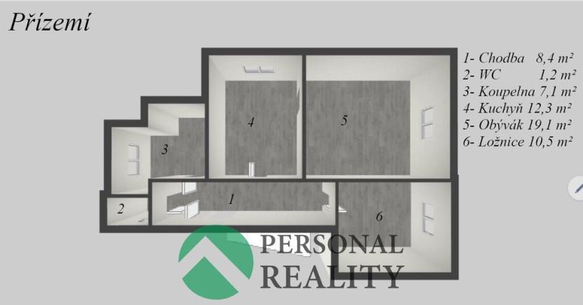 Prodej rodinného domu, Chodov, Karlovarská, 120 m2