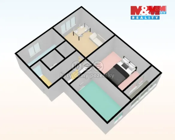 Prodej bytu 3+1, Český Těšín, Polní, 66 m2