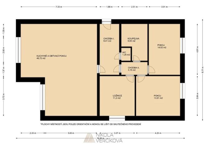 Prodej rodinného domu, Jaroměřice nad Rokytnou, Floriánská, 115 m2