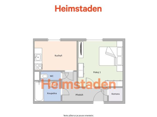 Pronájem bytu 1+1, Český Těšín, Viaduktová, 39 m2