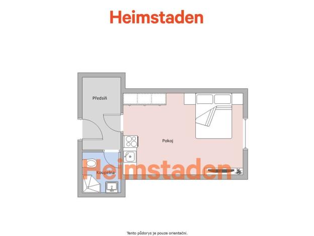 Pronájem bytu 1+kk, Havířov - Město, Hlavní třída, 19 m2