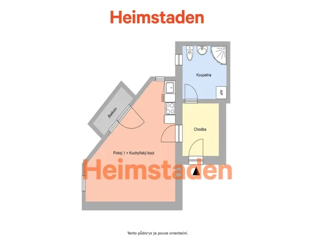 Pronájem bytu 1+kk, Ostrava - Moravská Ostrava, Přívozská, 33 m2