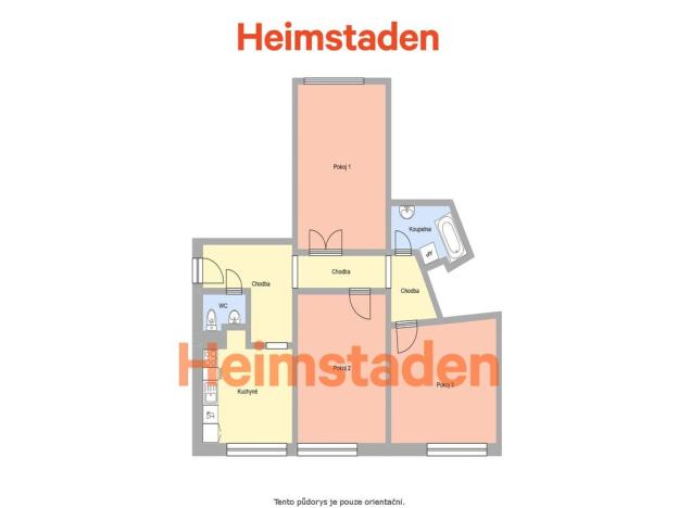 Pronájem bytu 3+1, Frýdek-Místek - Místek, Anenská, 77 m2