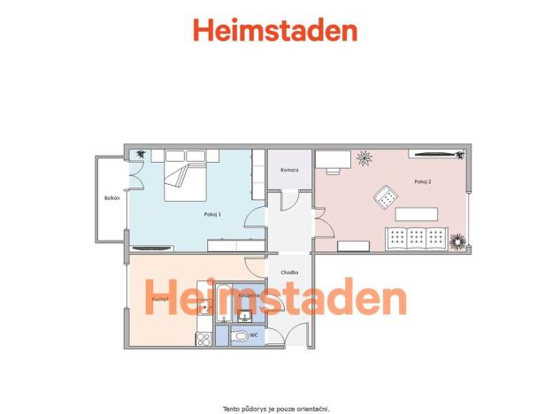 Pronájem bytu 2+1, Frýdek-Místek - Místek, Dr. Antonína Vaculíka, 62 m2