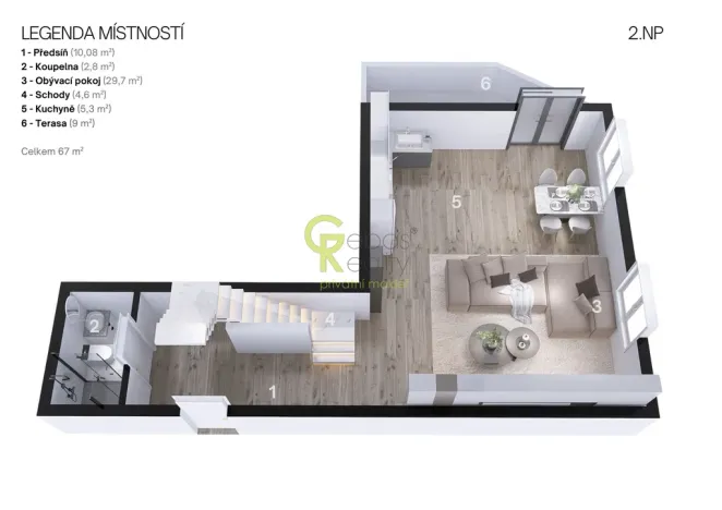 Prodej bytu 3+kk, Praha - Michle, Ve vilách, 108 m2