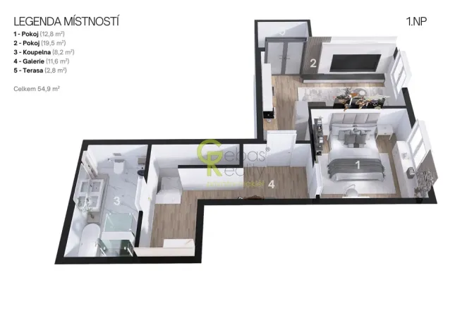 Prodej bytu 3+kk, Praha - Michle, Ve vilách, 108 m2