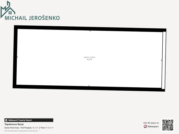 Prodej garáže, Praha, Fryčovická, 16 m2