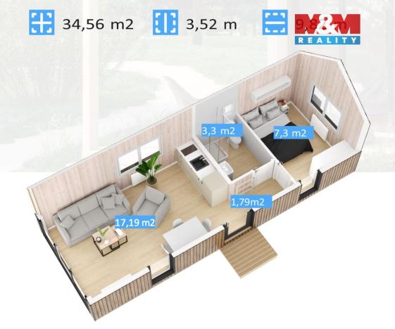 Prodej domu na klíč, Zdobnice, 35 m2