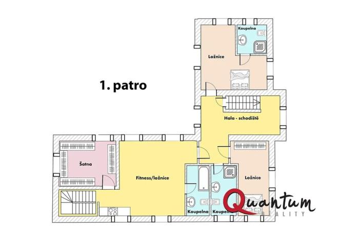 Prodej rodinného domu, Praha - Horní Počernice, Na Myšině, 327 m2