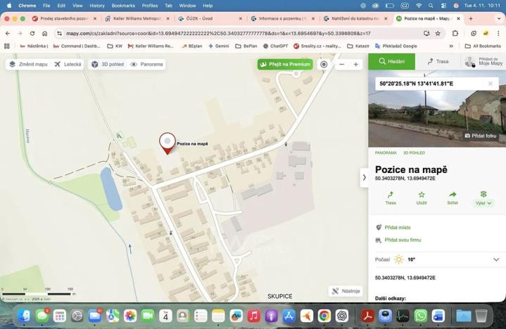 Prodej pozemku, Postoloprty, 3500 m2