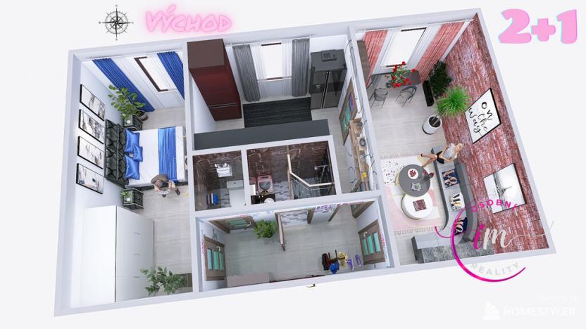 Pronájem bytu 2+1, Třebíč - Horka-Domky, Demlova, 55 m2