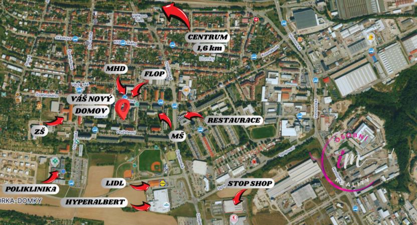 Pronájem bytu 2+1, Třebíč - Horka-Domky, Demlova, 55 m2