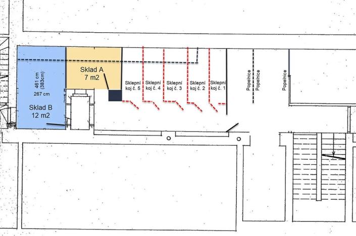 Pronájem skladu, Praha - Vinohrady, Budečská, 19 m2