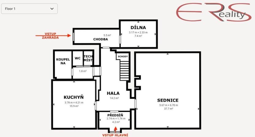 Prodej ubytování, Desná - Desná I, 187 m2