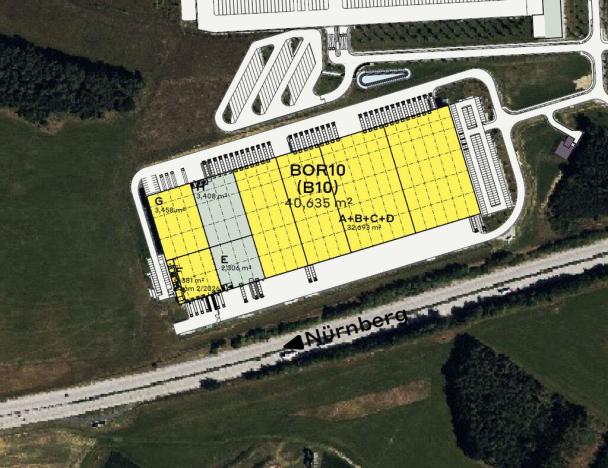 Pronájem výrobních prostor, Bor - Nová Hospoda, 2377 m2