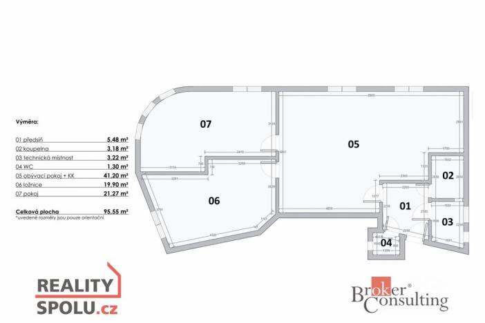 Prodej bytu 3+kk, Praha - Holešovice, U Uranie, 95 m2