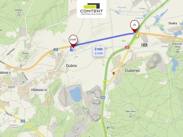 Pronájem výrobních prostor, Dubno, 5668 m2