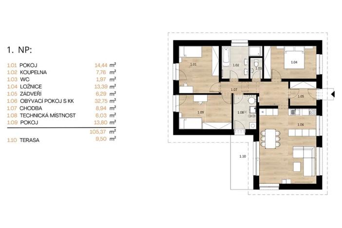 Prodej rodinného domu, Šenov, Okrajová, 106 m2