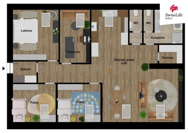 Prodej bytu 5+kk, Plzeň, K Poli, 123 m2