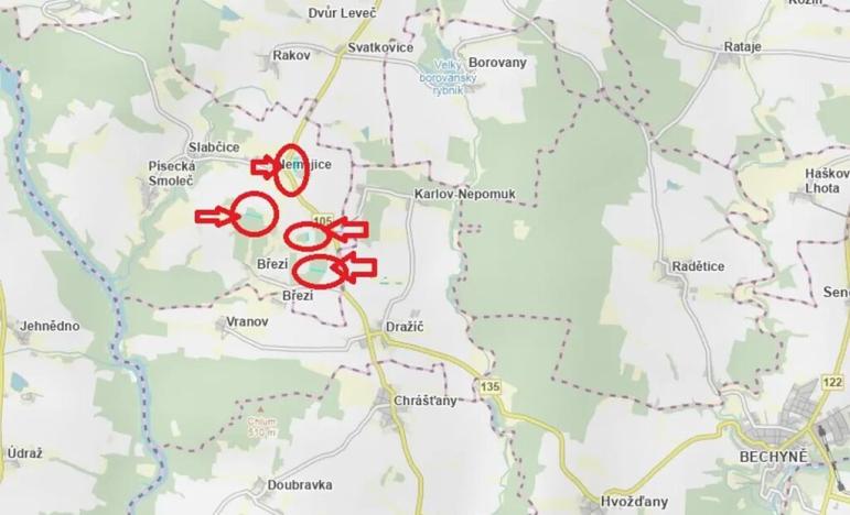 Prodej pozemku, Slabčice, 9236 m2