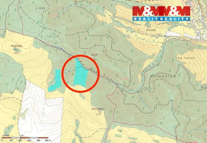 Prodej lesa, Horní Studénky, 29330 m2