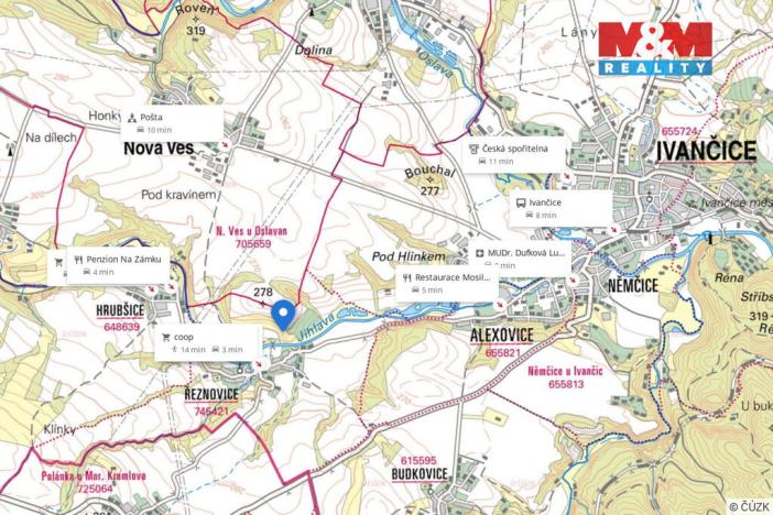 Prodej pozemku, Ivančice - Řeznovice, 1362 m2