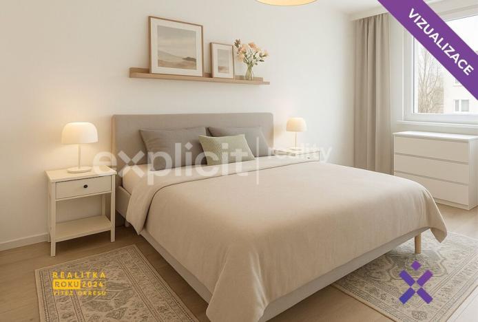 Prodej bytu 2+1, Luhačovice, Zahradní čtvrť, 57 m2