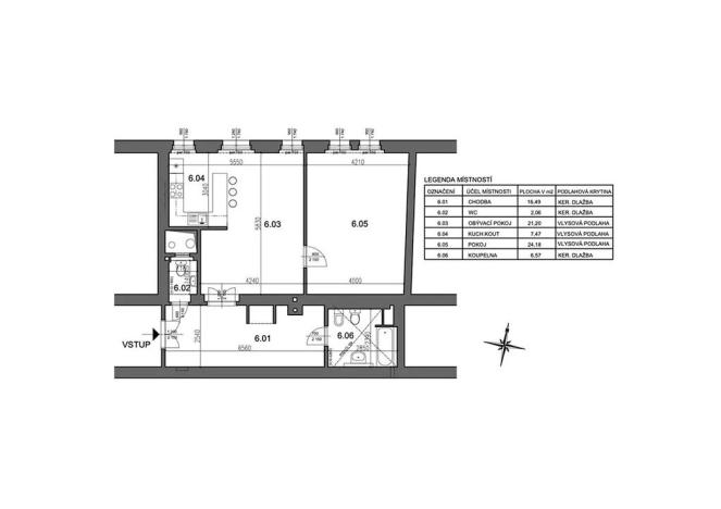 Pronájem bytu 2+kk, Praha - Staré Město, Na Perštýně, 73 m2