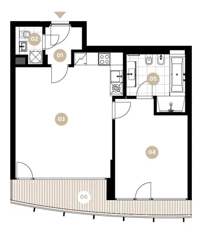 Pronájem bytu 2+kk, Praha - Smíchov, Holečkova, 70 m2