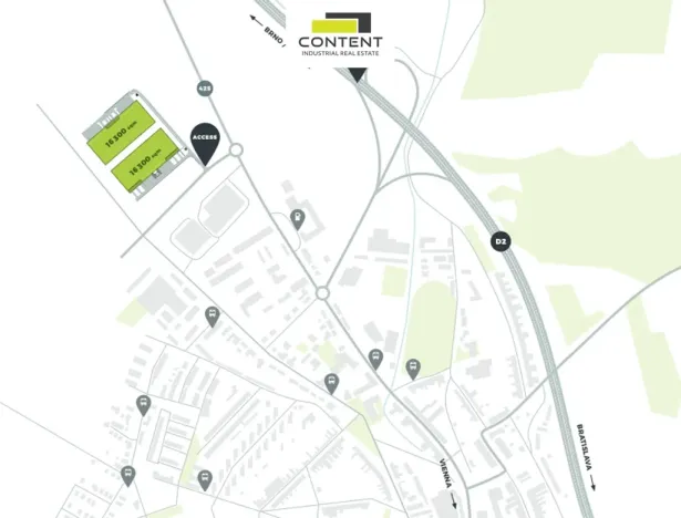 Pronájem výrobních prostor, Starovice, 2800 m2