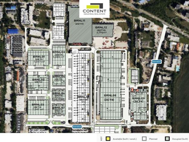 Pronájem skladu, Brno - Líšeň, Trnkova, 5000 m2