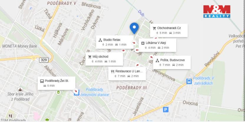 Pronájem bytu 2+1, Poděbrady - Poděbrady III, Kunštátská, 56 m2