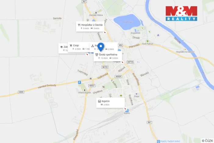 Prodej bytu 3+1, Kojetín - Kojetín I-Město, Družstevní, 82 m2