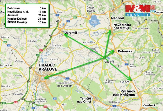 Prodej bytu 3+1, Opočno, Nádražní, 80 m2