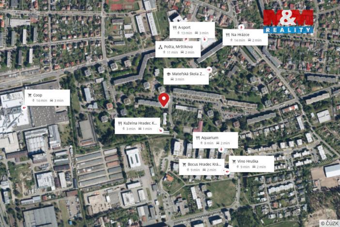 Prodej bytu 3+1, Hradec Králové - Nový Hradec Králové, Čajkovského, 80 m2