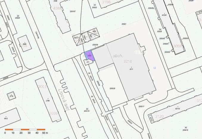 Pronájem obchodního prostoru, Hodonín, Cihlářská čtvrť, 61 m2