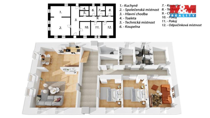 Prodej chalupy, Vernéřovice, 280 m2