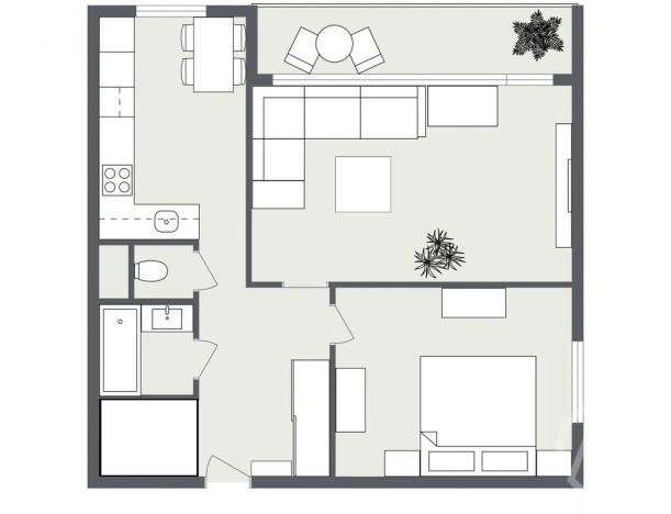 Pronájem bytu 2+1, Ostrava - Muglinov, Vdovská, 55 m2