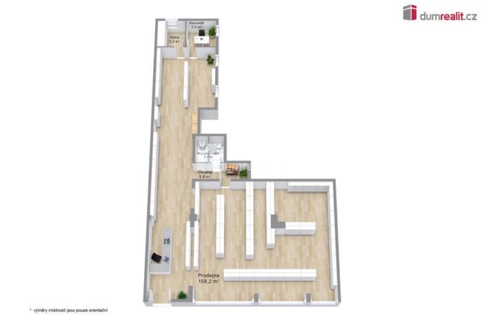 Prodej obchodního prostoru, Česká Lípa, Bulharská, 176 m2